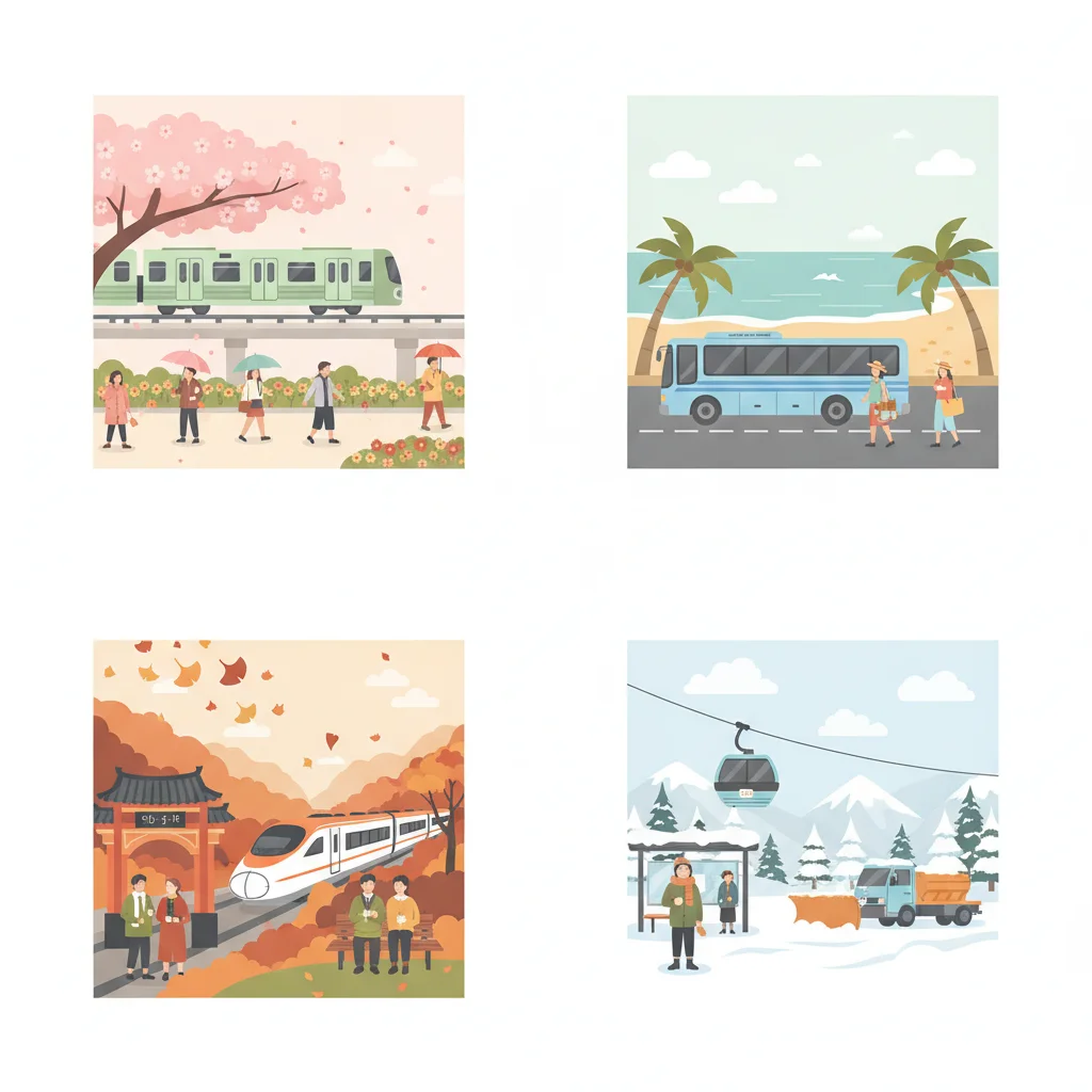 🚇 How Seasonal Changes in Korea Affect Transportation