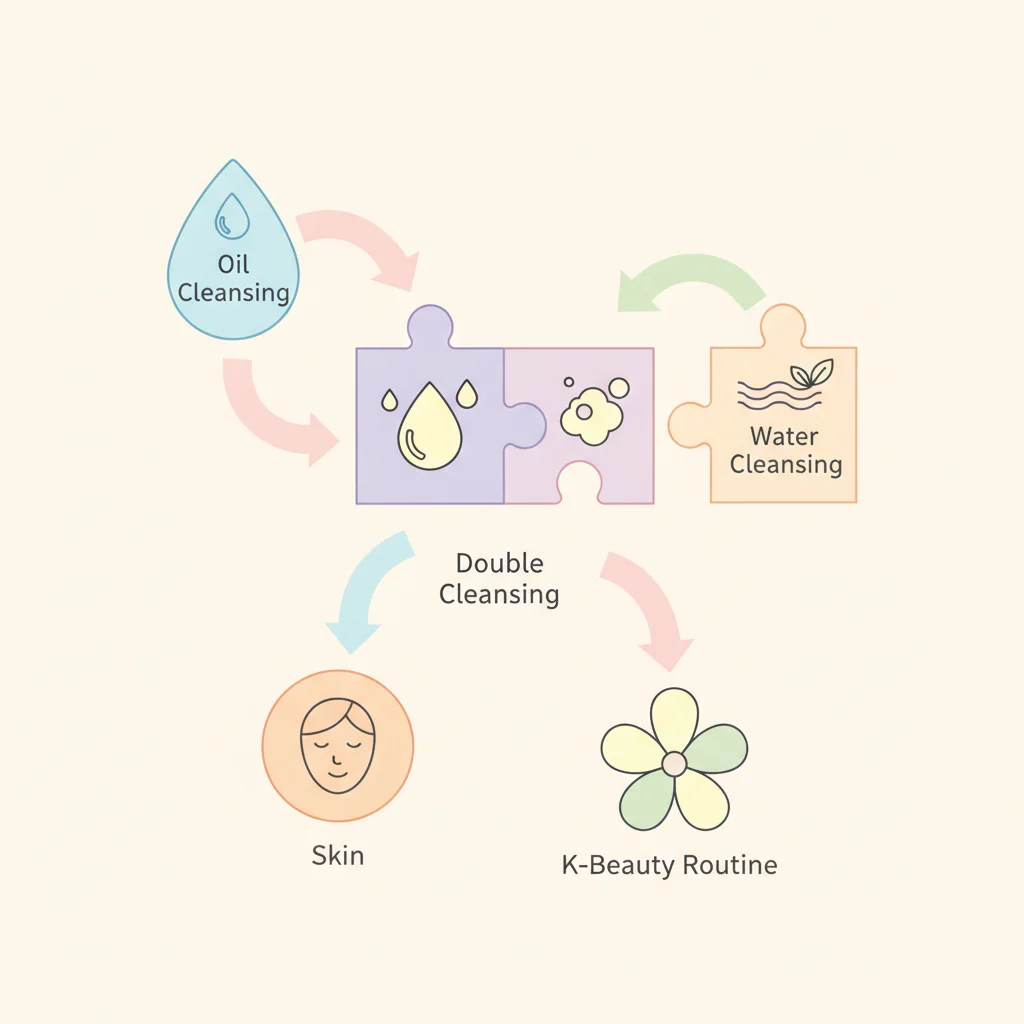 ๐งฉ How Double Cleansing Fits Into a K-Beauty Routine