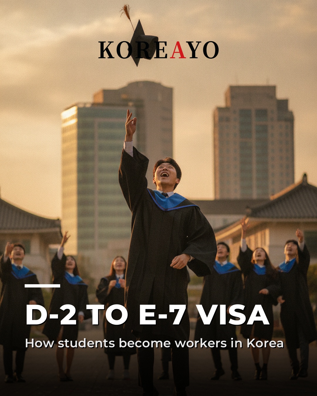 D-2 to E-7 visa transfer guide card
